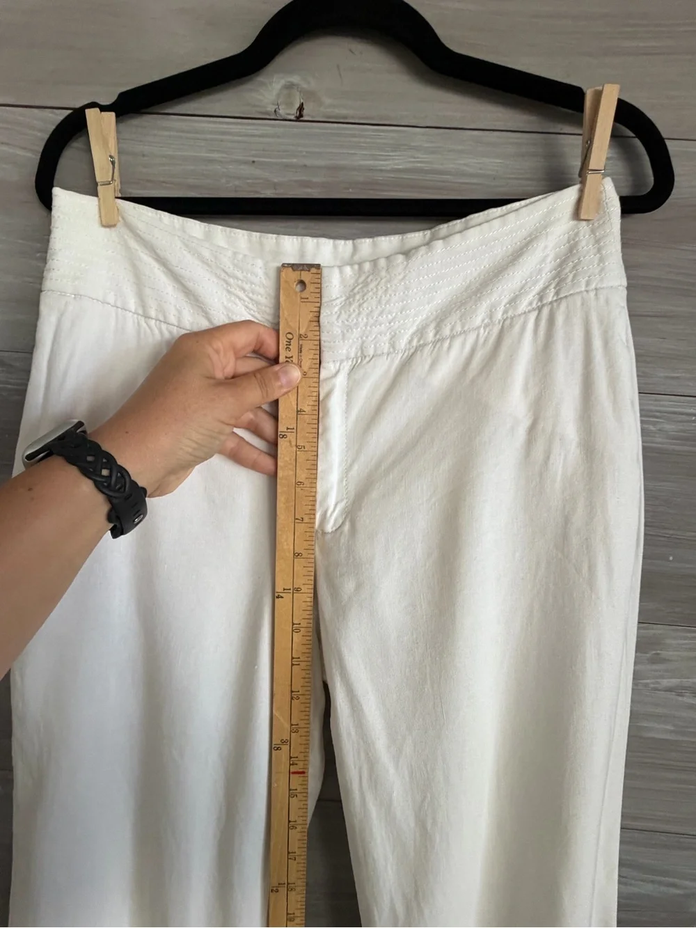 Banana Republic Women’s White Linen Pants fully lined